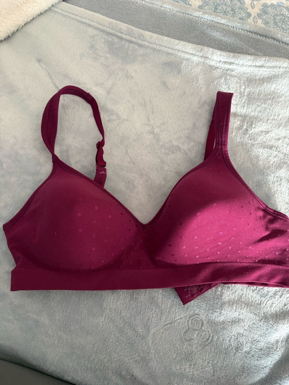 Bali Wireless Bra in Berry Plum